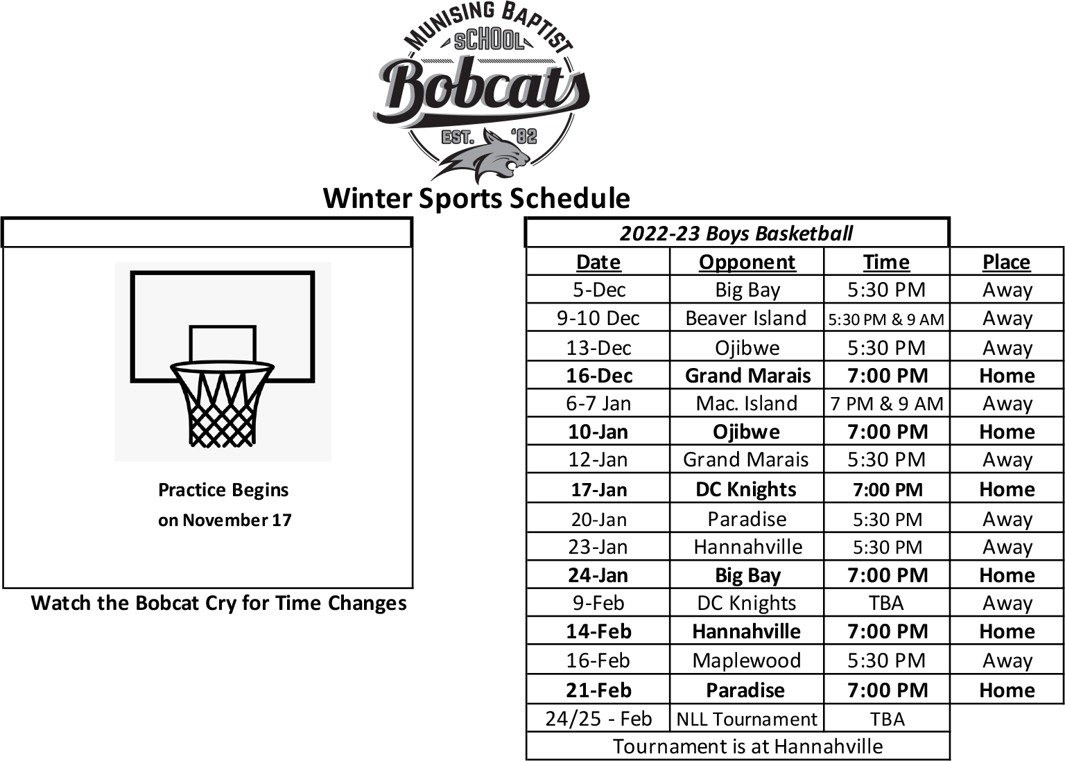 basketball schedule 2022-2023