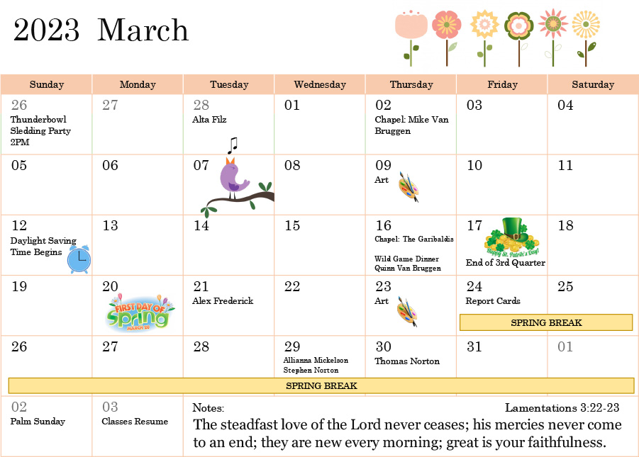 March 2023